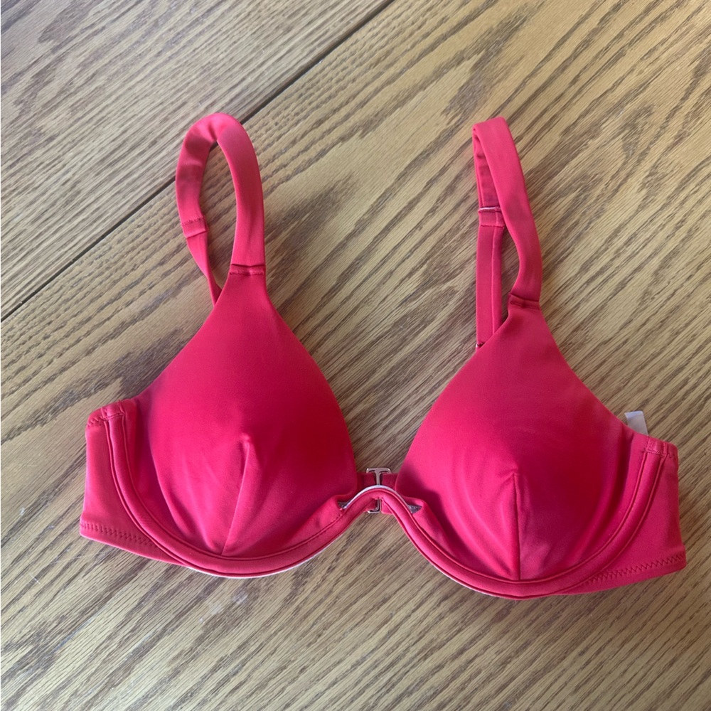 Shade & Shore Red Bikini Top 34B